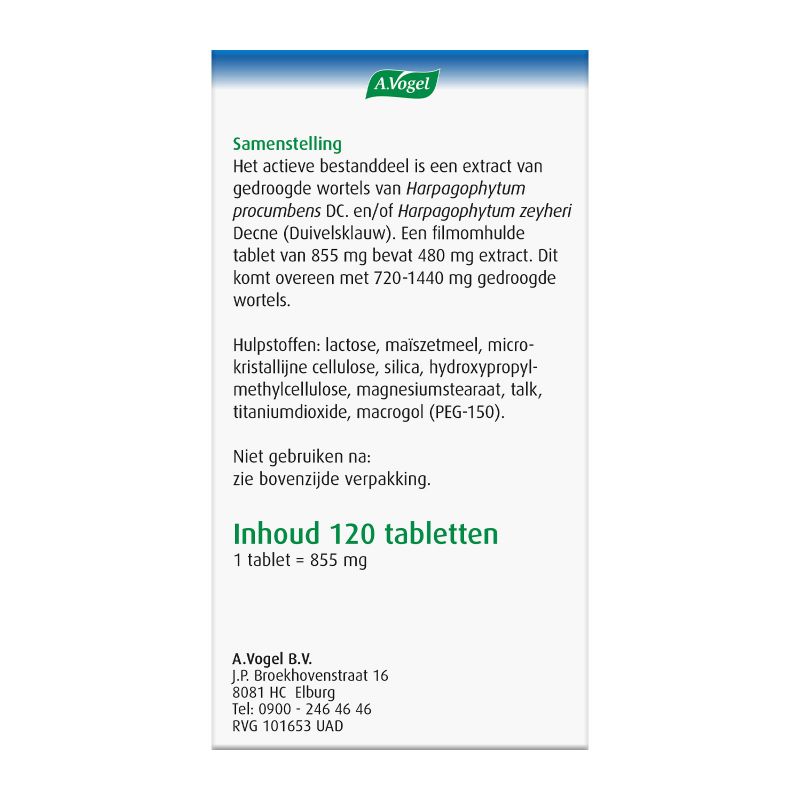 Verpakking Atrosan tabletten rechterkant